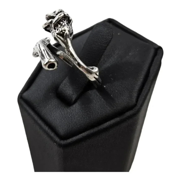 Thorny Rose Adjustable Fashion Ring A5 x3 - Picture 3 of 14